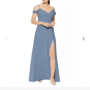 Bill Levkoff Bridesmaids Dress - Slate